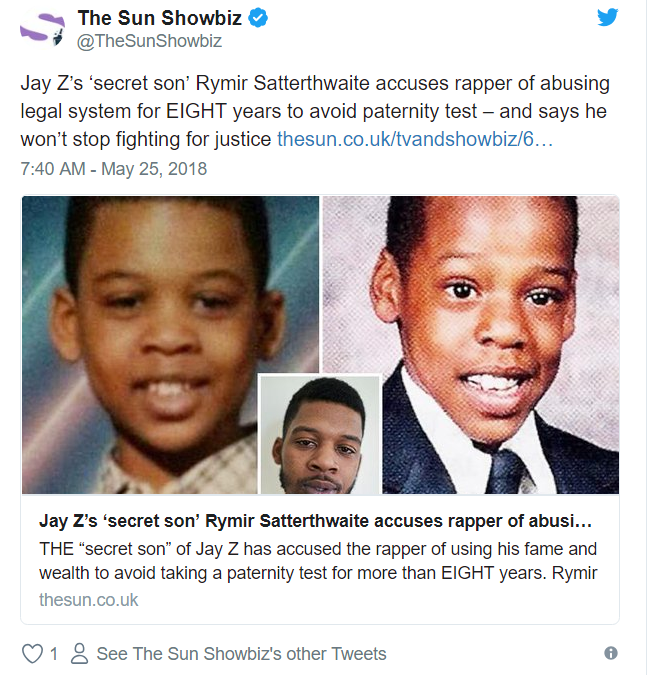 Jay Z finally answers rumors about alleged secret son