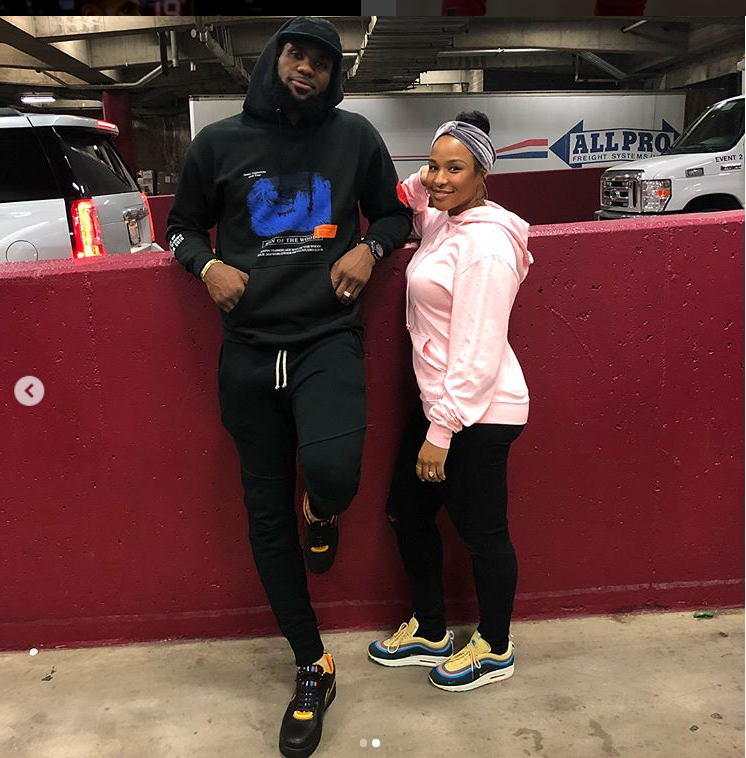 LeBron James dances with wife Savannah 