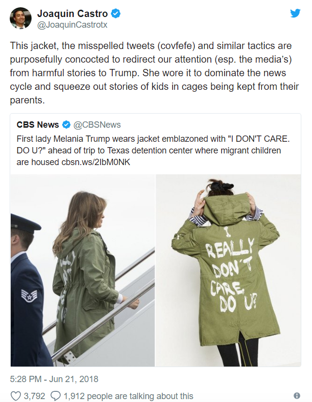 Celebrities stomp on Melania Trump for her 'I don't really care' jacket