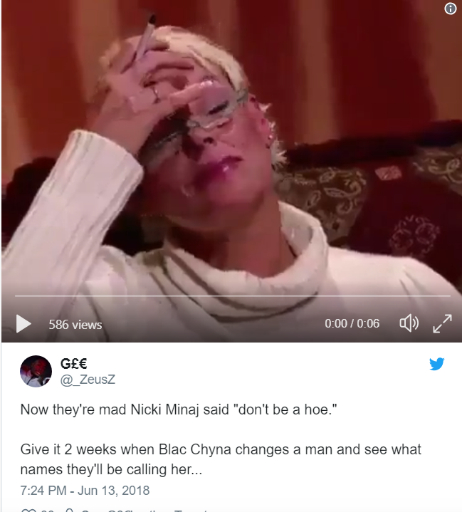 Nicki Minaj torched on Twitter for slut-shaming women, shading Cardi B