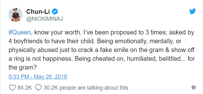 Nicki Minaj torched on Twitter for slut-shaming women, shading Cardi B