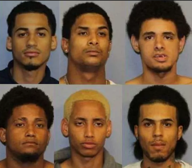 Gang members accused of chopping up and killing Junior cry in court (video)