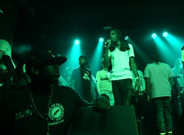 Rapper Yung Bans fuses hip-hop and rock onstage at the Masquerade in Atlanta