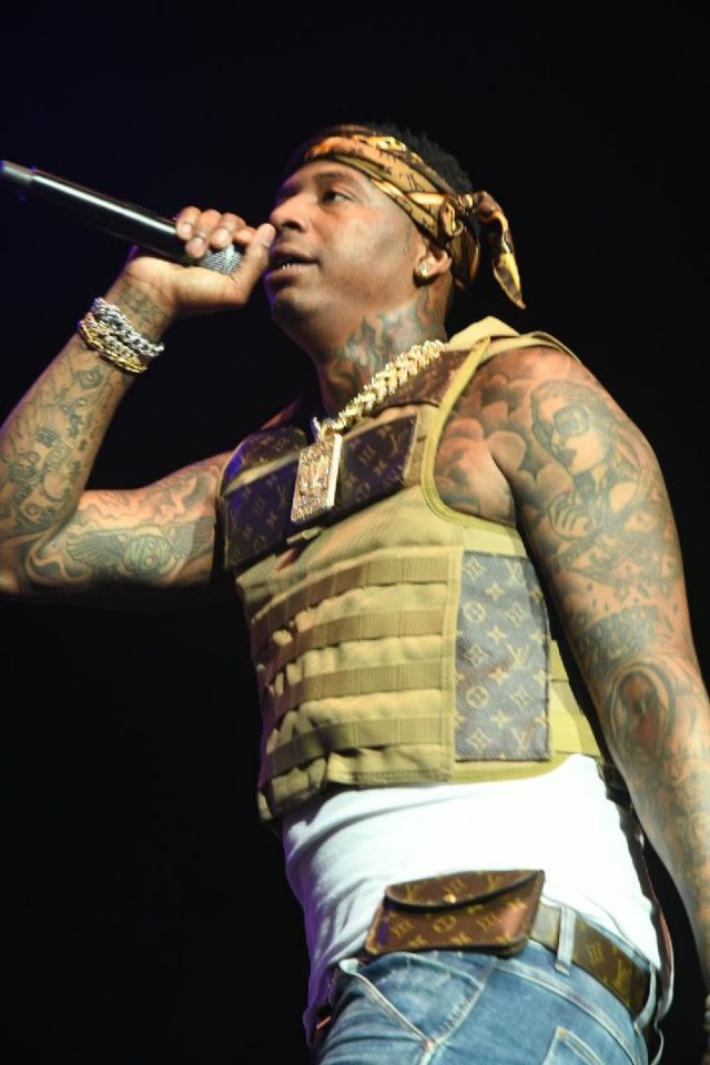 Moneybagg Yo Performs In A Louis Vuitton Bullet Proof Vest At ATL