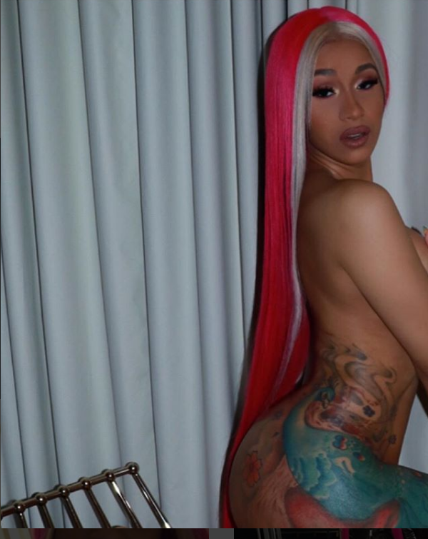 Seriously? Cardi B posts naked post-baby body and Offset pleasures her online