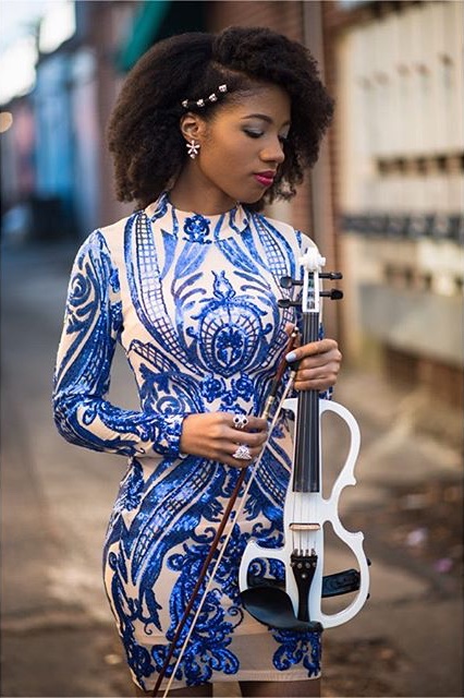 Electric violinist Joy Black combines her love of hip-hop and classical music