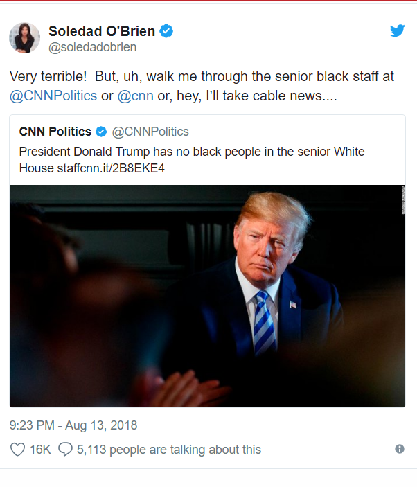 Soledad O'Brien blasts CNN as hypocrites for lack of diversity