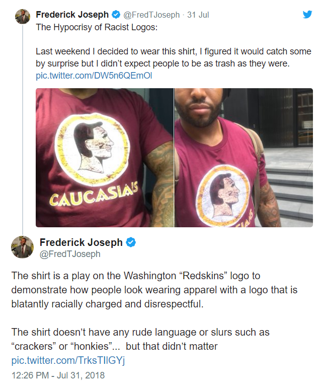 Washington Caucasians Redskins - Caucasians - T-Shirt