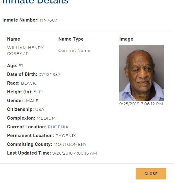 Life as an elderly inmate just got harder for 'America's Dad' Bill Cosby