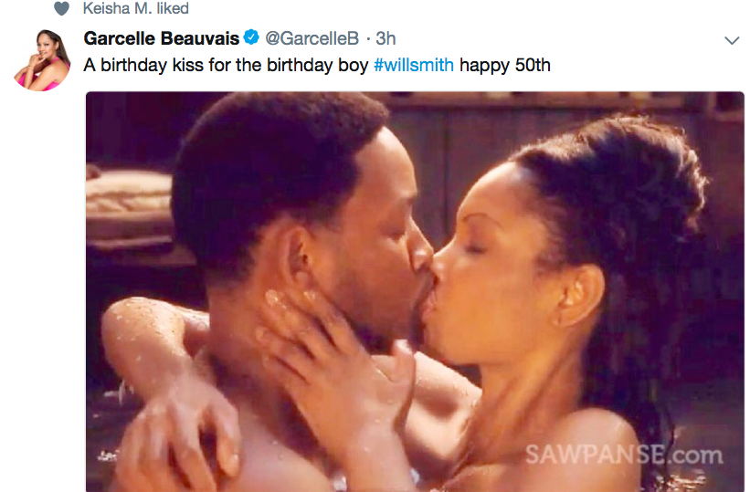 Garcelle Beauvais blasted for posting this sensual photo with Will Smith