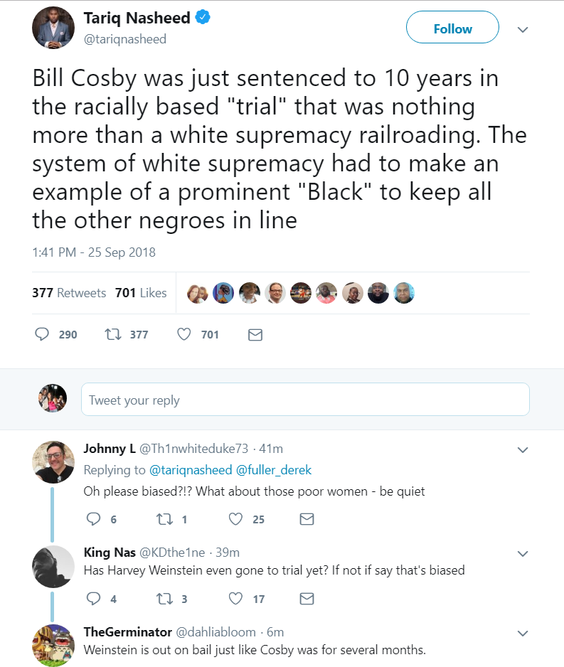 The reactions to Bill Cosby's sentencing and being perp-walked to prison