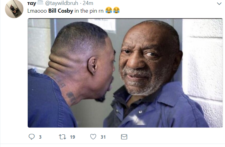 The reactions to Bill Cosby's sentencing and being perp-walked to prison