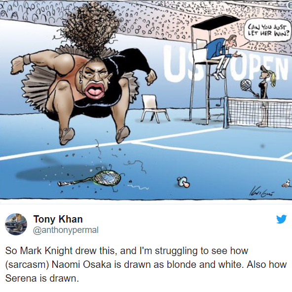 Could this Serena Williams cartoon be the most racist ever?
