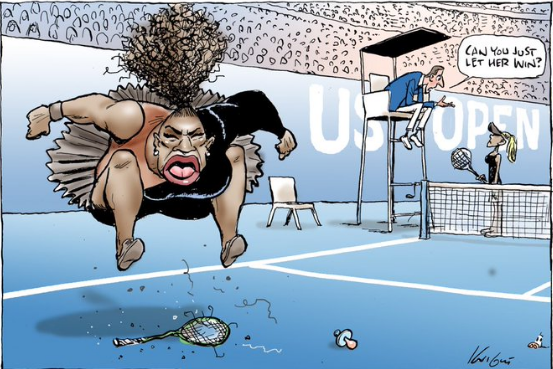 Could this Serena Williams cartoon be the most racist ever?