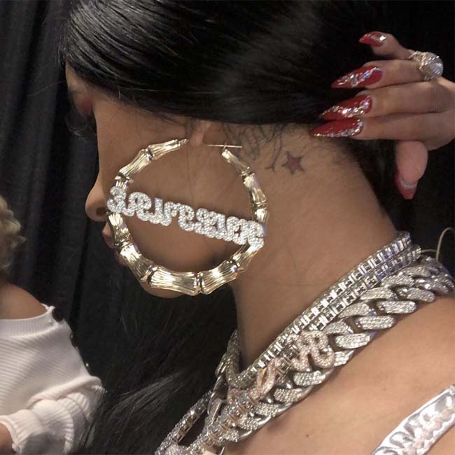 Check out the custom diamond jewelry Offset bought for Cardi B