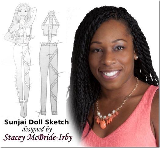 Stacey McBride-Irby motivates young girls with Sunjai doll