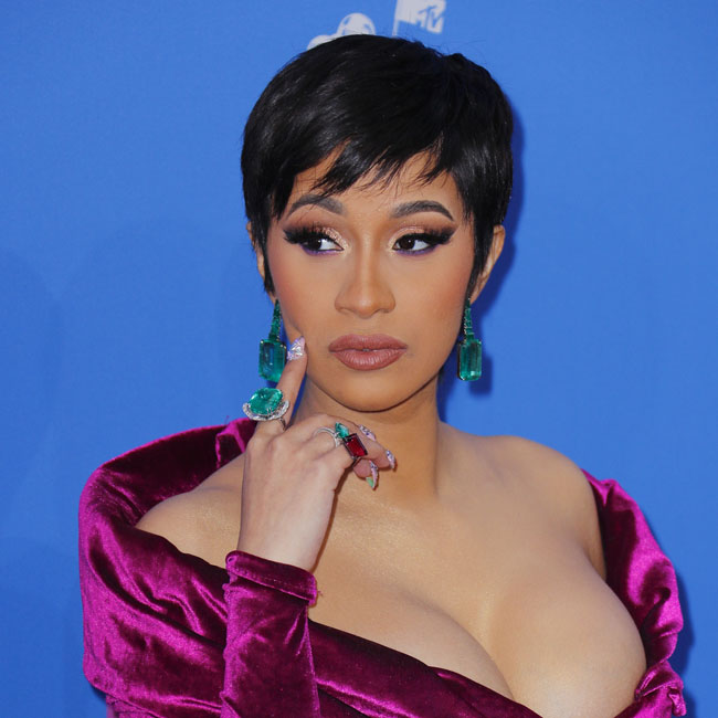 Fans laugh after Cardi B has a wardrobe malfunction