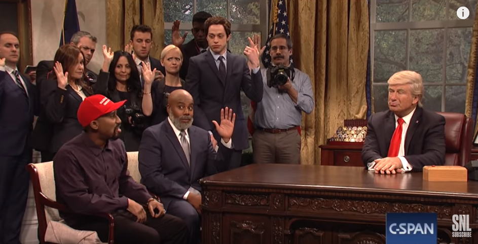 'SNL' hilariously mocks Kanye's visit with Donald Trump at White House