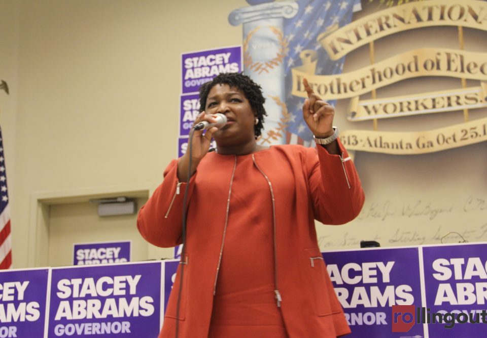 Cory Booker, Chris Tucker stump for Stacey Abrams in Atlanta