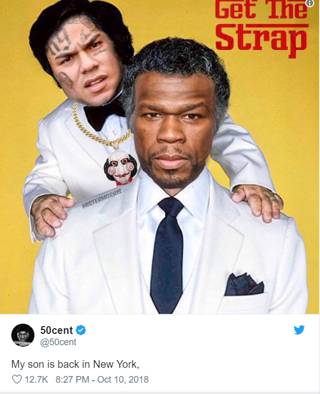 50 Cent shuns jailed Tekashi 6ix9ine: 'Don't call me, call ya momma'