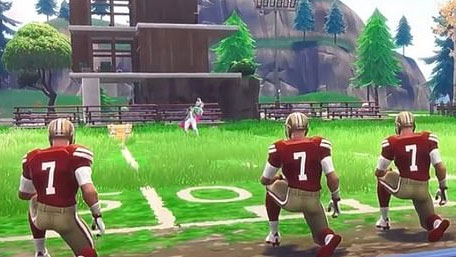 Online game Fortnite allows gamers to kill as an NFL athlete