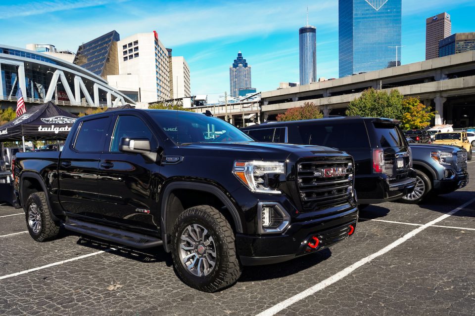 2019 Sierra Denali thrills at GMC's Monday Night Football tailgate in Atlanta