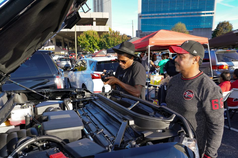 2019 Sierra Denali thrills at GMC's Monday Night Football tailgate in Atlanta