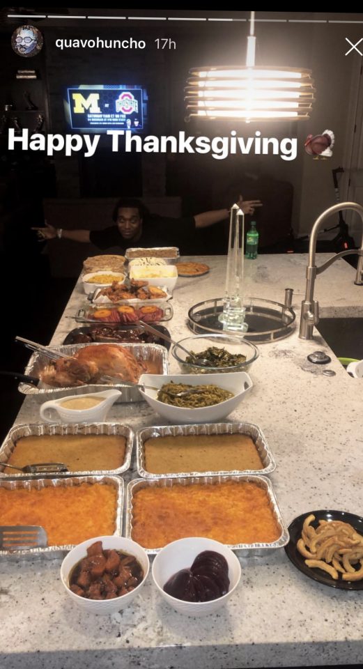 How celebrities spent their Thanksgiving holiday