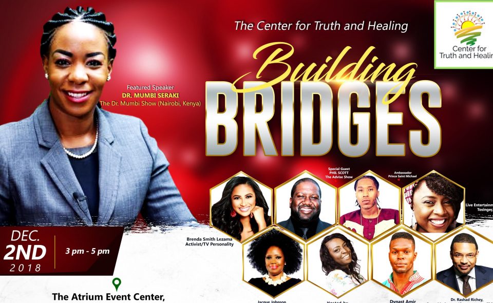 Tune in Dec. 2 for Building Bridges with Dr. Mumbi Seraki