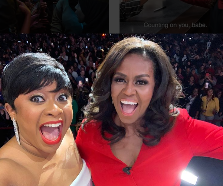 Michelle Obama treated like rock star at Grammys, but mother not impressed