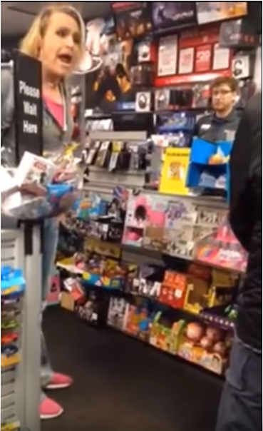Transgender woman loses it when shop worker calls her 'sir' (video)