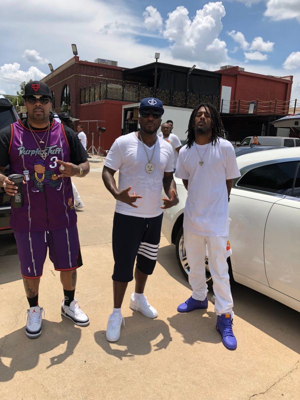 HTown's Lil' Flip shows off his custompainted sneaker collection