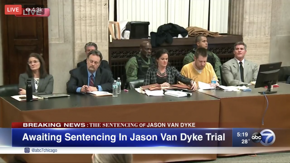 Jason Van Dyke gets 6 years and 9 months for the murder of Laquan McDonald