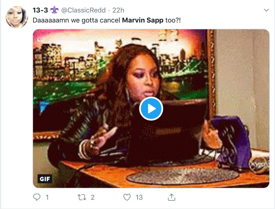 BLACK TWITTER RESPONDS TO MARVIN SAPP SUPPORTING R KELLY