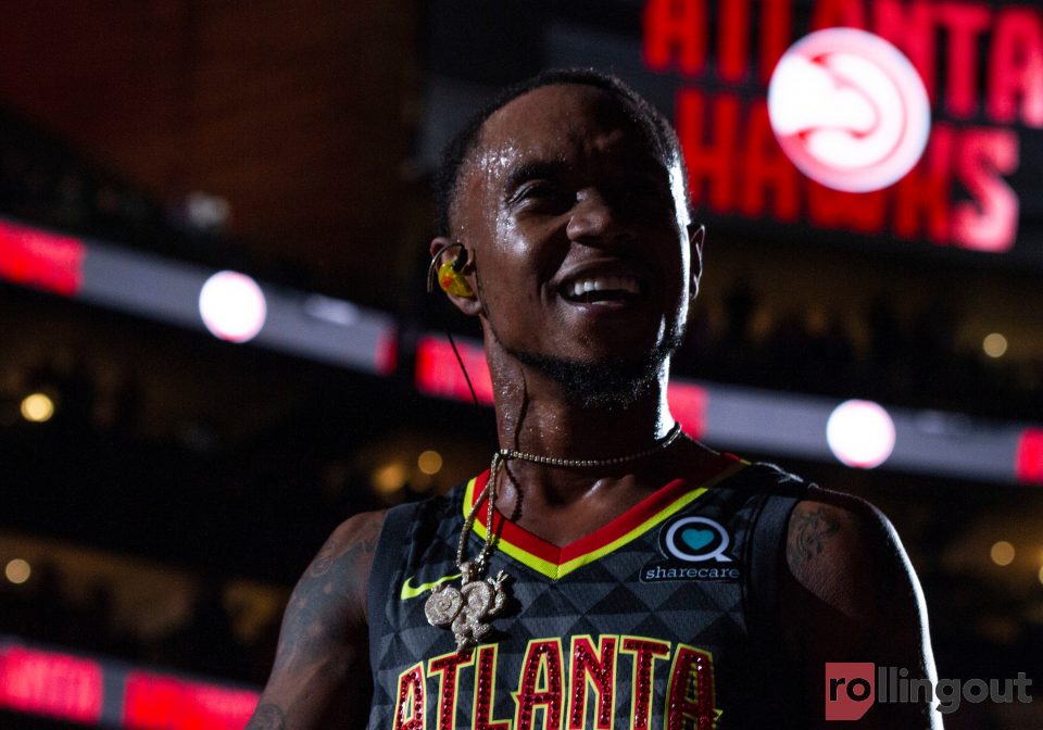 Rae Sremmurd 'swangs' with Atlanta Hawks' fans during special performance