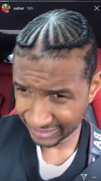 Usher unveils new hairstyle and the shade begins again (photo, video ...