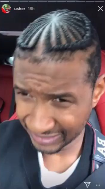 Usher unveils new hairstyle and the shade begins again 
