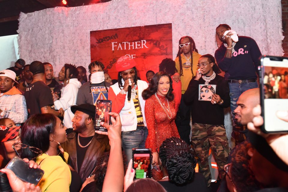 Offset throws intimate party for album release