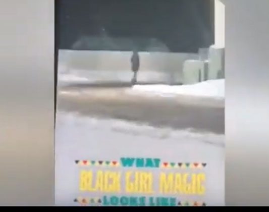 Cruel cop impounds woman's car, then racially mocks her walking in snow (video)