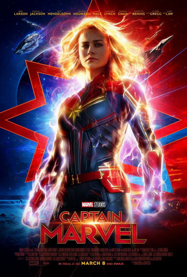 'Captain Marvel' movie ticket giveaway
