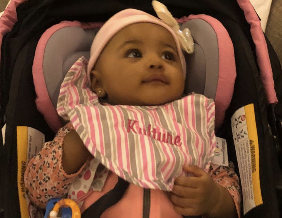 The adorable expression Cardi B's daughter Kulture can't stop saying