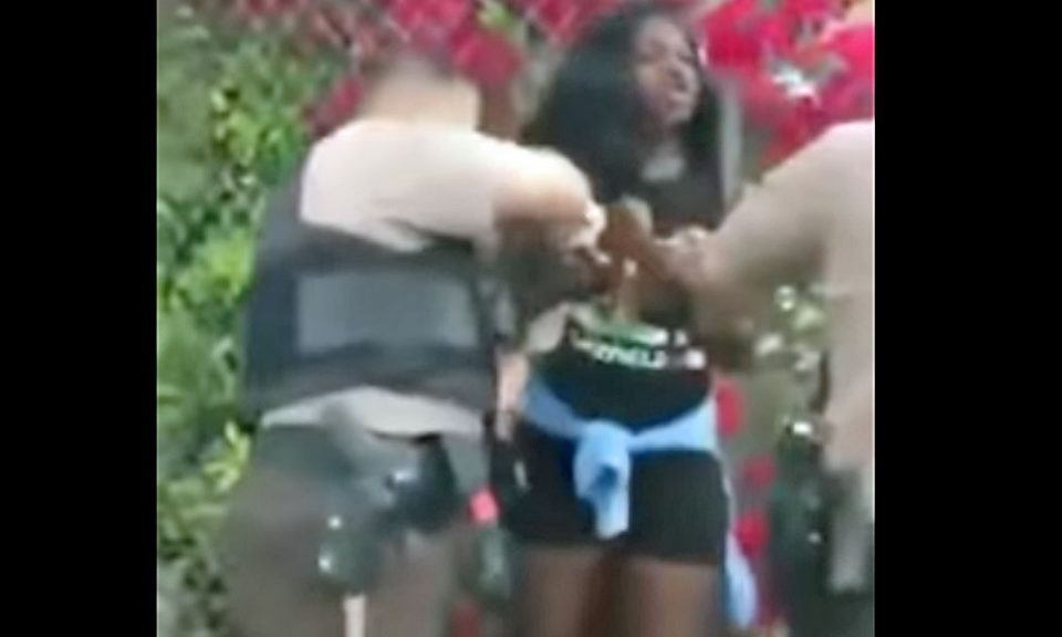 Black woman calls 911 for help and cops violently arrest her (video)