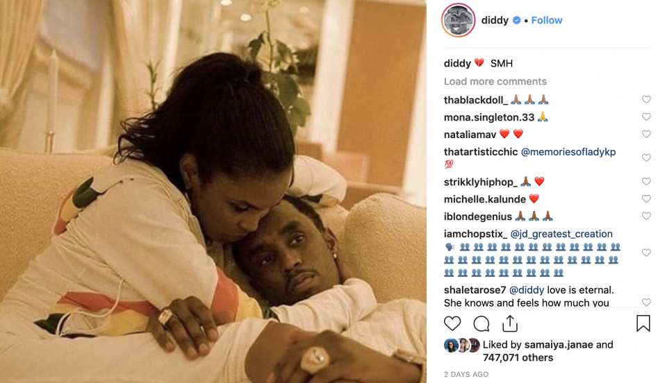 Diddy breaks down discussing Kim Porter and Mother's Day