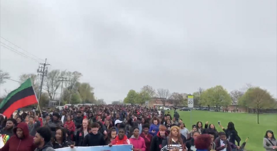 Suburban Chicago high school students stage walkout over blackface scandal