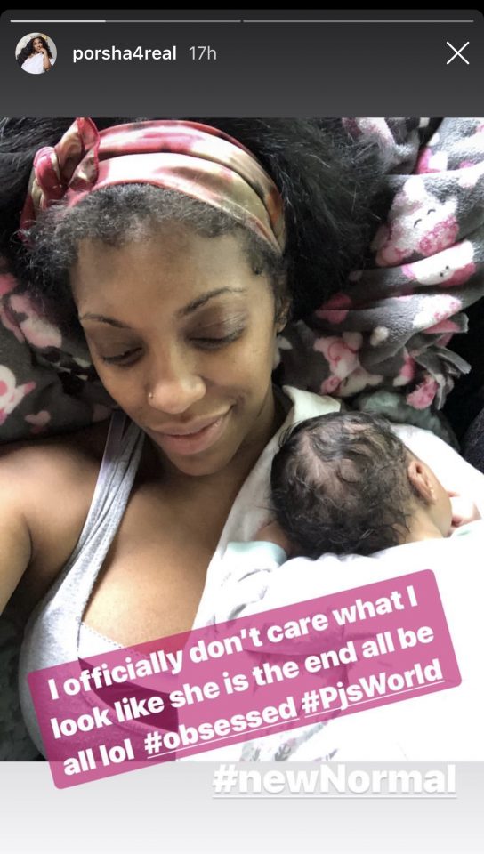 Porsha Williams shows off natural look in a heartfelt post about her daughter