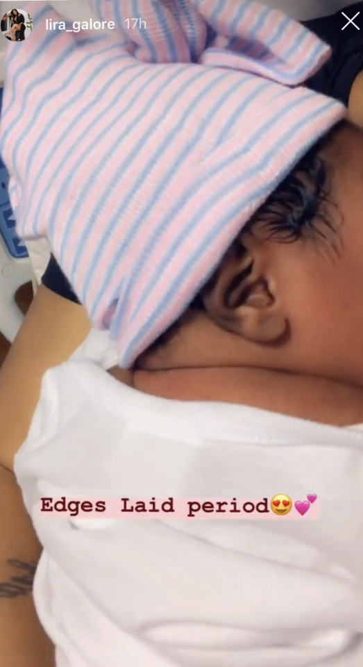 Lira Galore welcomes a baby girl (photos)