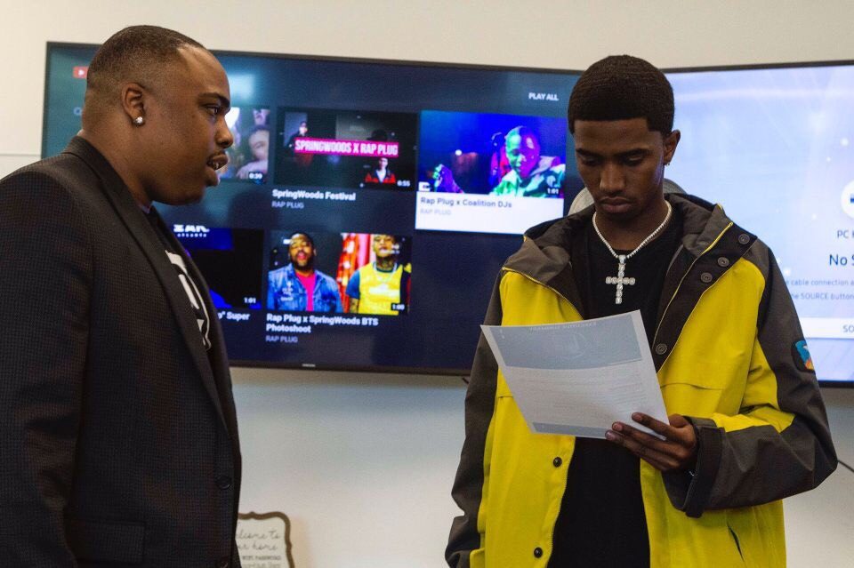 Music tech company Rap Plug meets with Christian Combs