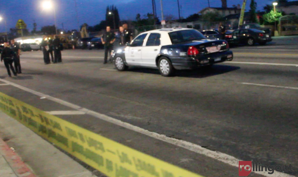 Nipsey Hussle's fans gather at crime scene to pay respects to fallen rapper