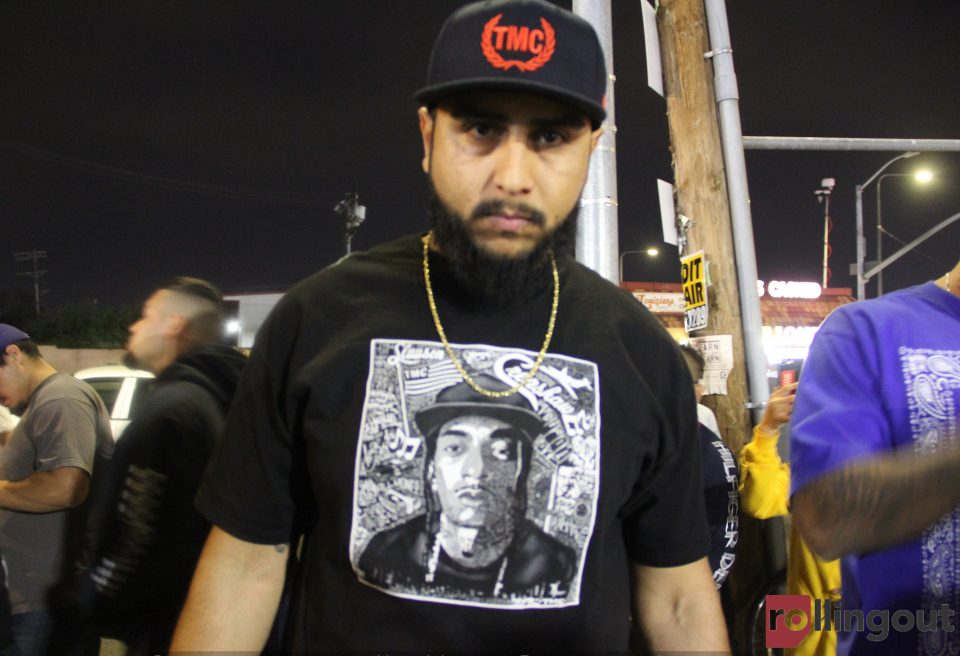 Nipsey Hussle's fans gather at crime scene to pay respects to fallen rapper