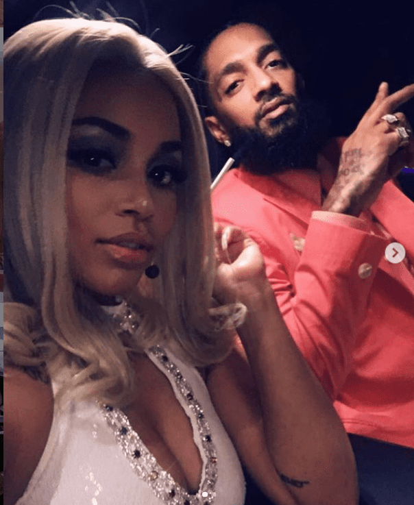 Lauren London gets a tattoo in honor of Nipsey Hussle